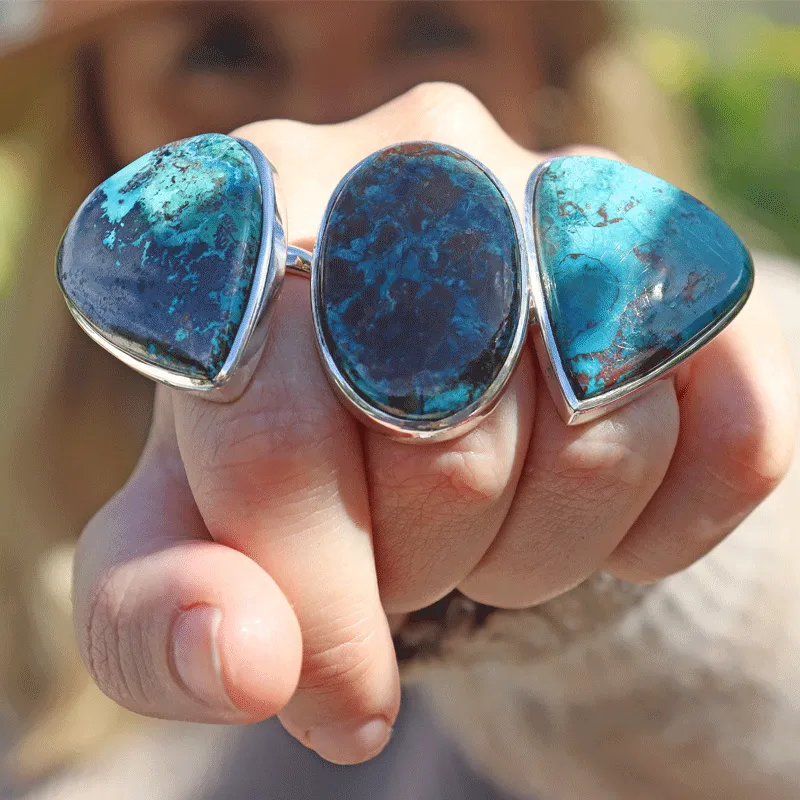 Percy Shattuckite Teardrop Ring A