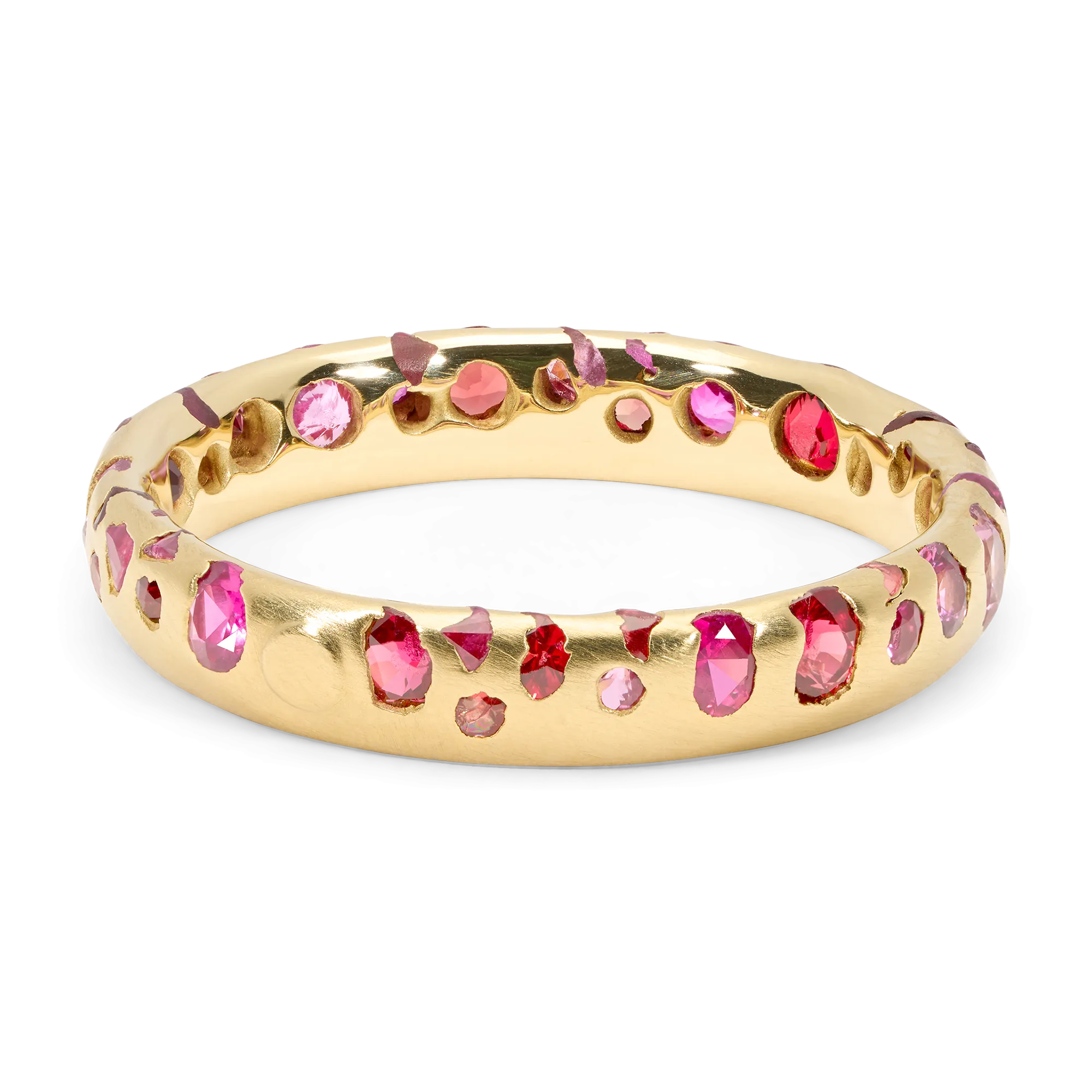 Plum Blossom Confetti Ring - Made to Order