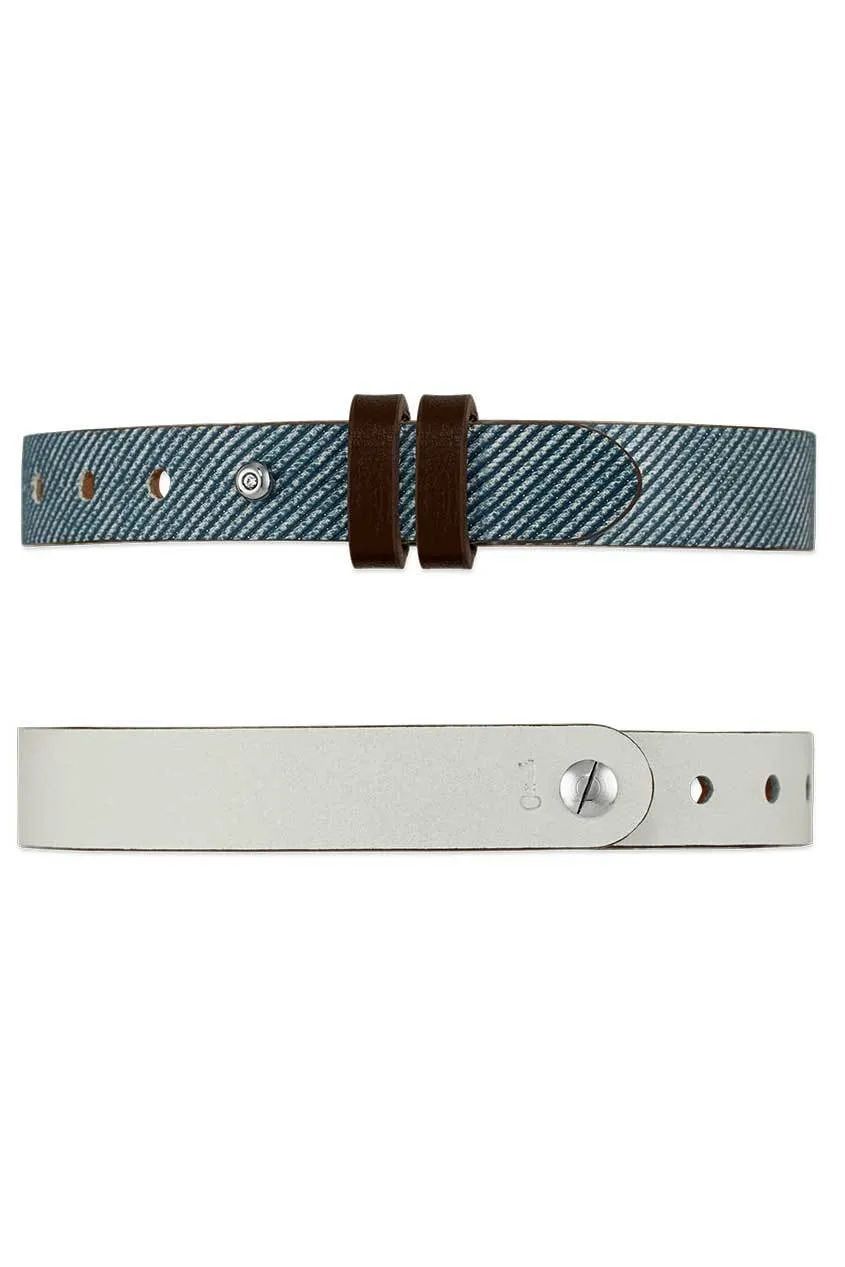 Reversible Leather Bracelet