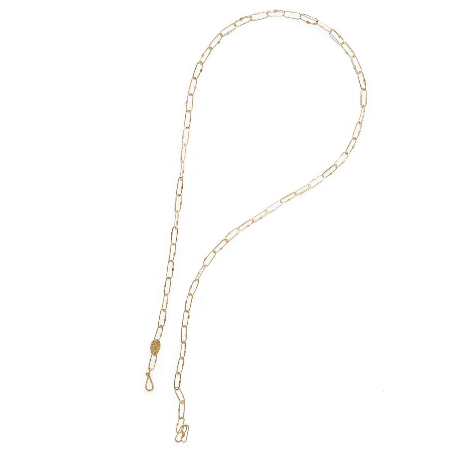 Short Link Gold Chain Necklace