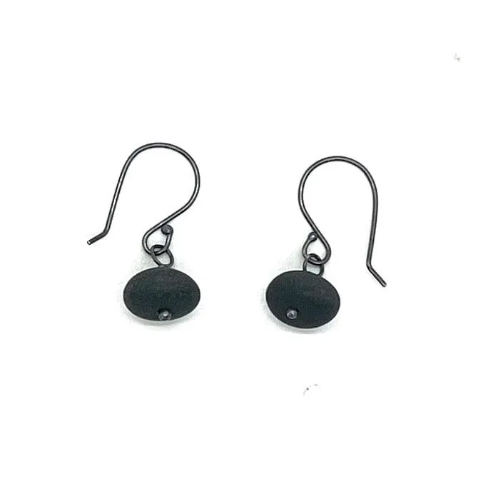 Simple Rock Drop Earrings