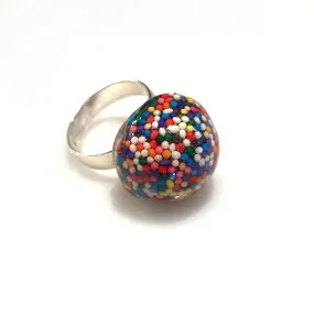 Sprinkle Licorice Candy Ring