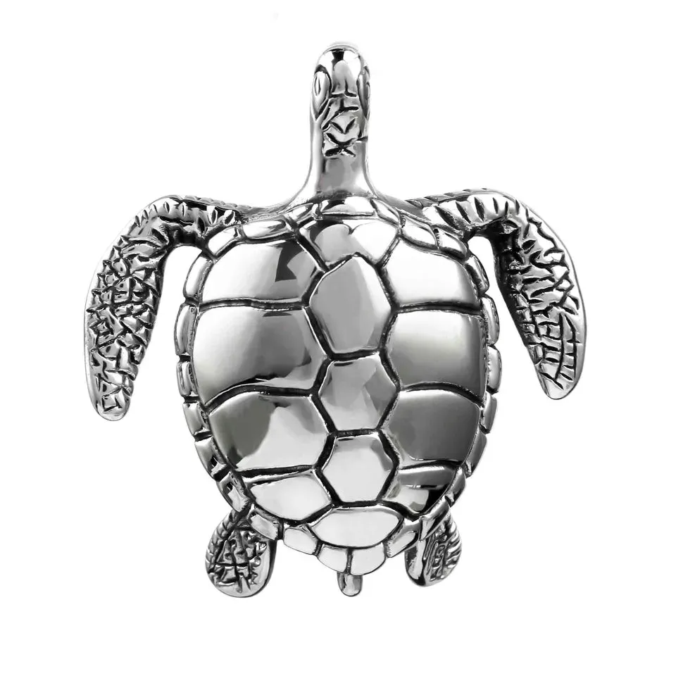 Stainless Steel Turtle Necklace