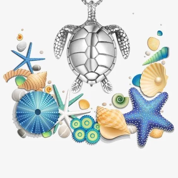 Stainless Steel Turtle Necklace