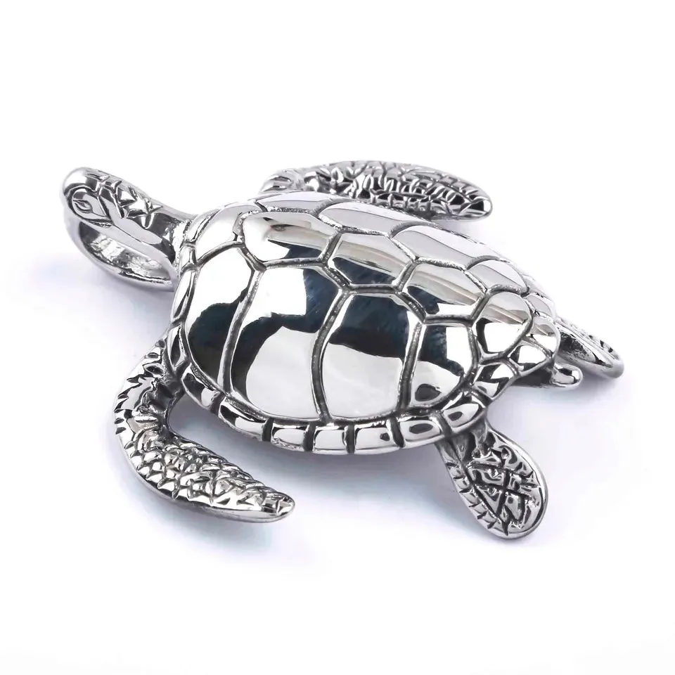 Stainless Steel Turtle Necklace