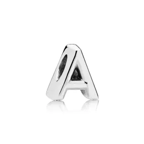 Sterling Silver Letter Alphabet A-Z Beads For DIY Jewelry