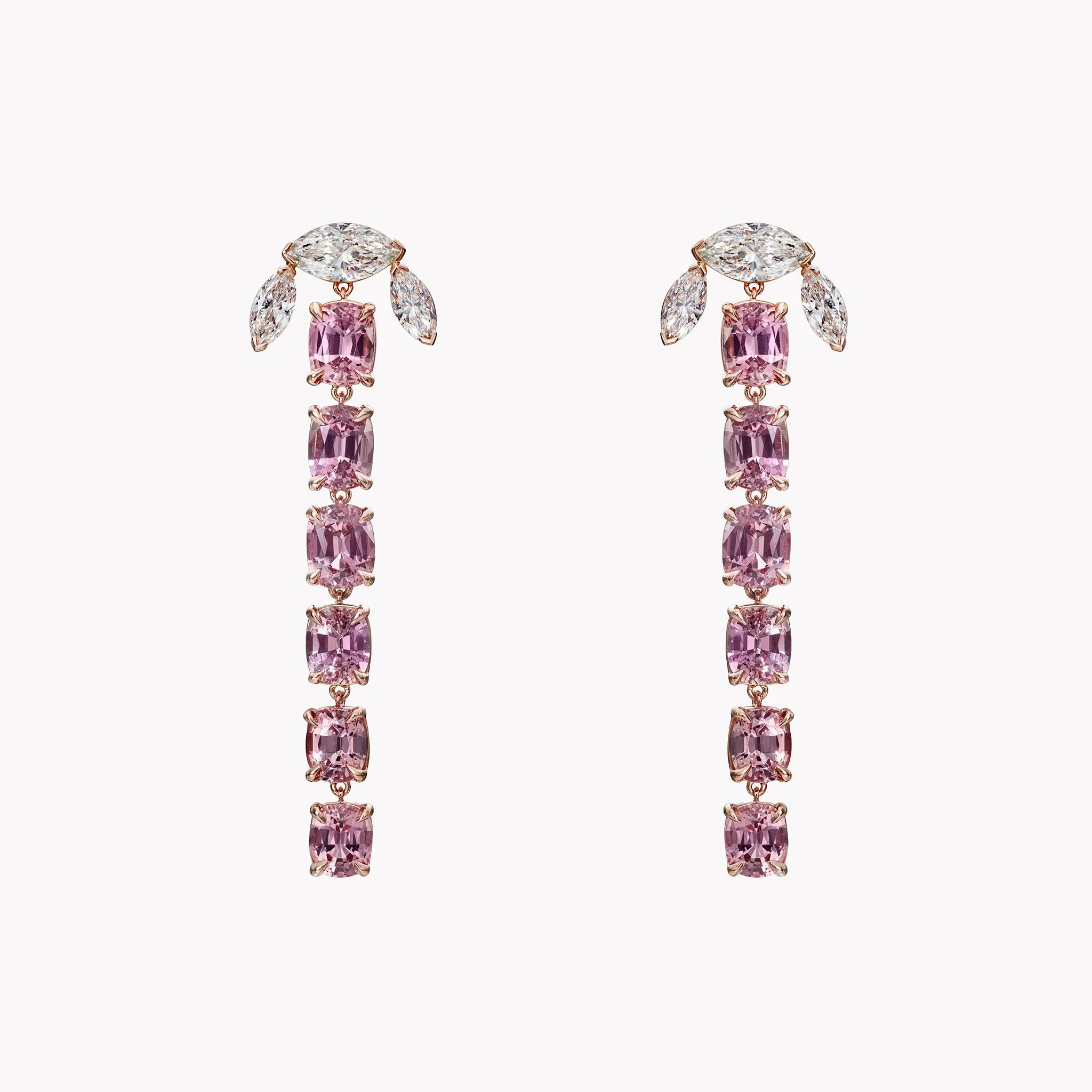 The Ela Malaya Garnet & Diamond Earrings