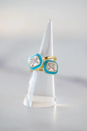 The Melrose Ring in Blue