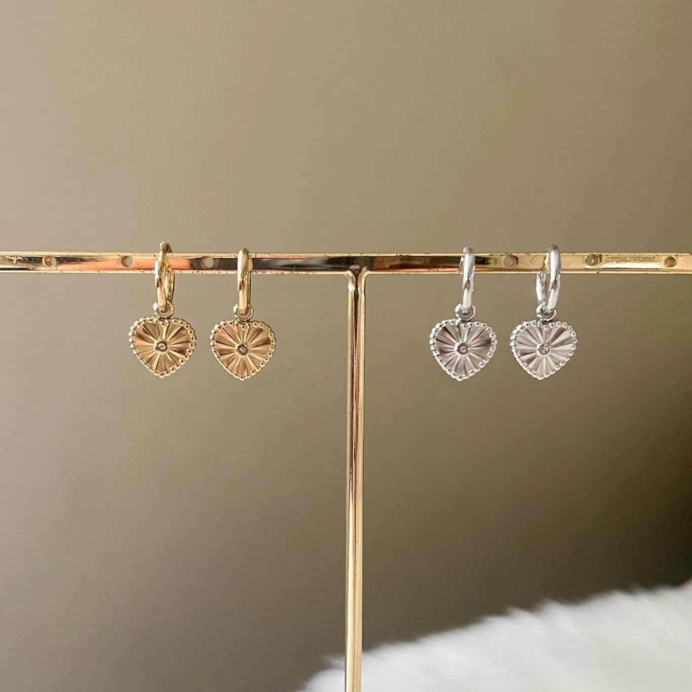 Treasured Heart Earrings