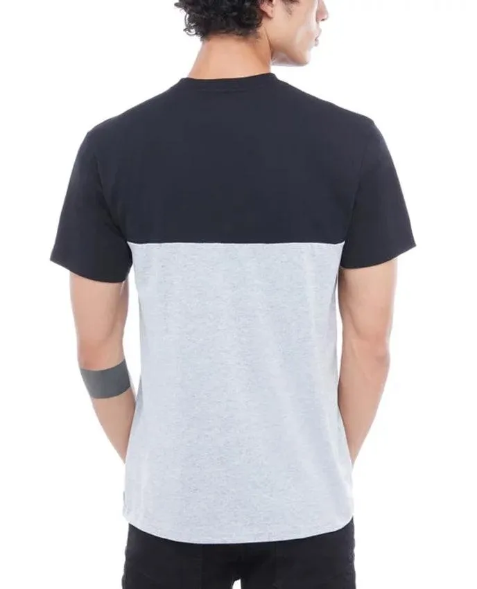 VANS T-Shirt Color Block Nero Grey VN0A3CZDJGP1