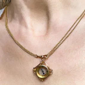 Victorian Compass Pendant Necklace