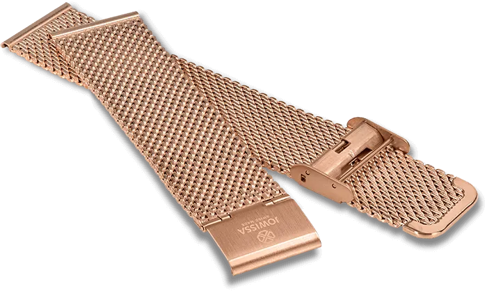 Watch Band Stainless Steel 22mm Rosegold E4.195.XL