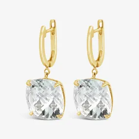 White Topaz Briolette Collection Earrings