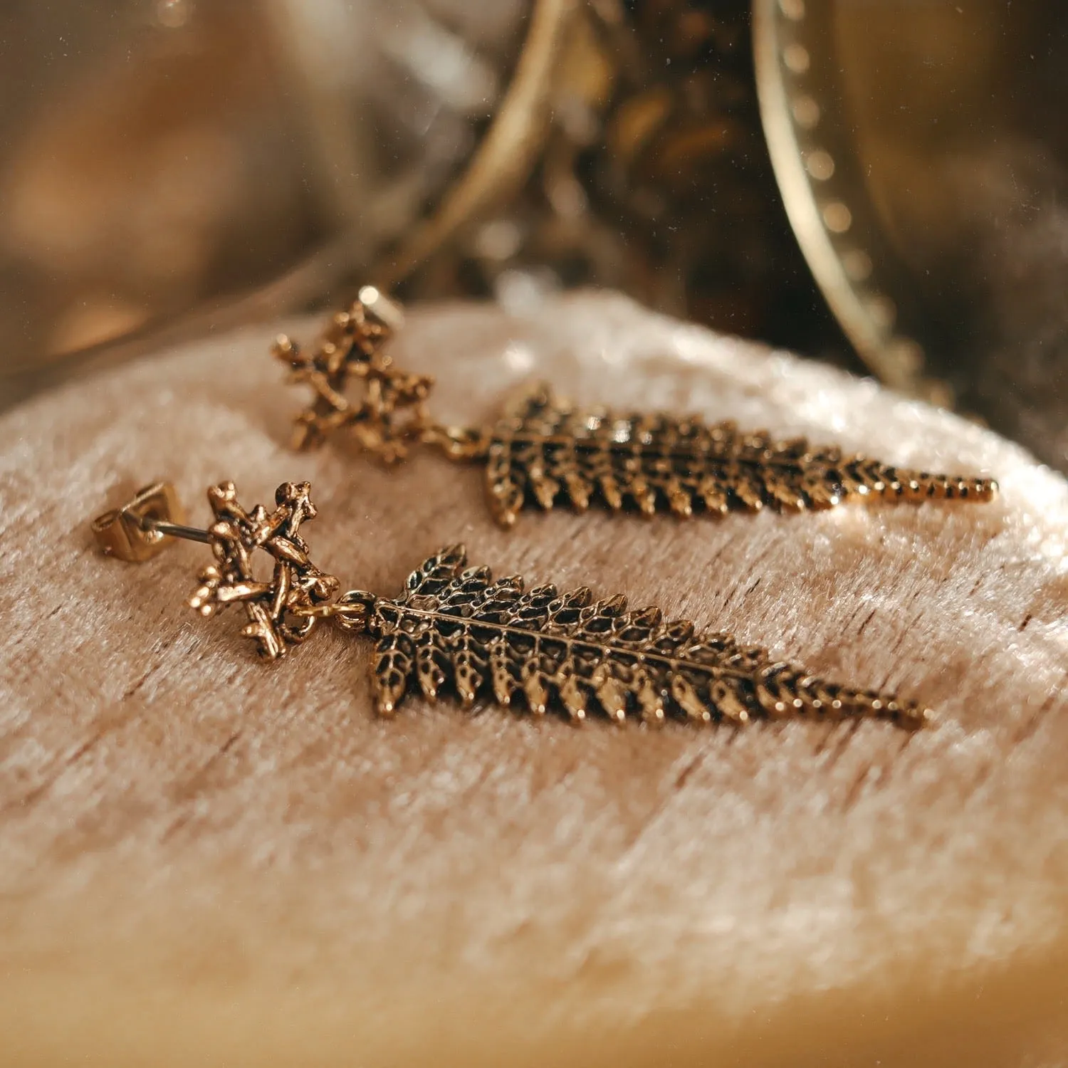 Willow Magick Fern Drop Earrings *Colour Select